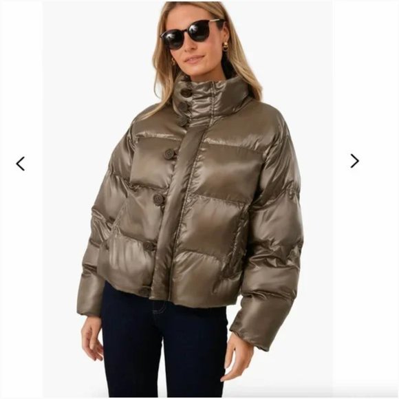MOTHER The Buttoned Up Puffer Jacket (Luster) - Picture 5 of 11